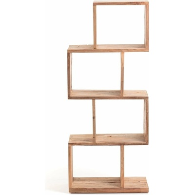 Knižnica z tíkového dreva v prírodnej farbe 55x132x30 cm Aroba – Kave Home