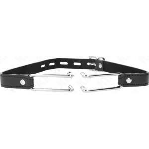  Гаг за уста с метални куки, стилен и дързък - Kink Metal Hook Gag (D-240825)