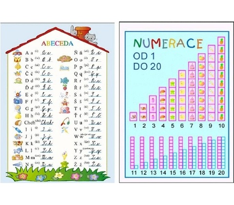 Tabulka A4 Numerace