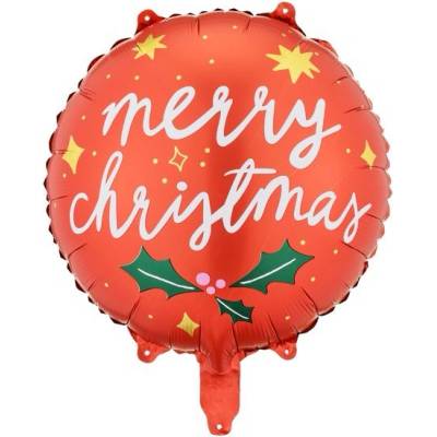 Party Deco Фолиев Балон "Merry Christmas (FB156)