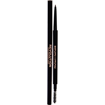 Makeup Revolution Precise Brow Pencil precizní tužka na obočí s kartáčkem Dark Brown 0,05 g