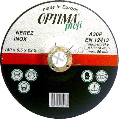 Optima Brusný kotouč 125 x 6,5 mm IN12565