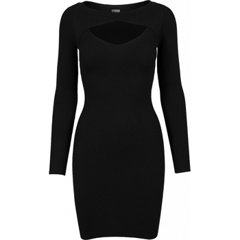Urban classics Ladies Cut Out Dress black