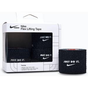 Nike strength Кохезивен еластичен бинт Nike Strenght Flex Lifting Tape black/white