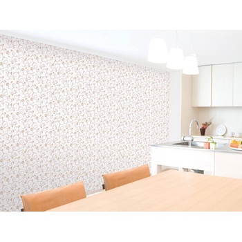 DIMEX ART s. r. o Луксозна флизелинова тапета бежово-бял орнамент