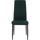 Kondela Coleta Nova smaragdová látka / černý kov