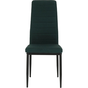 Kondela Coleta Nova smaragdová látka / černý kov