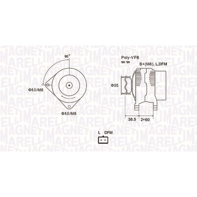 generátor MAGNETI MARELLI 063731933010