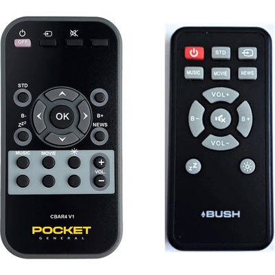 GENERAL Bush cbar4 v1 - дистанционно управление дубликат (cbar4 v1)