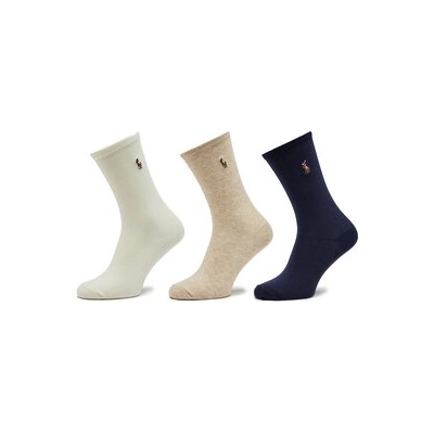 Ralph Lauren Комплект 3 чифта дълги чорапи дамски 455923549002 Цветен (455923549002)