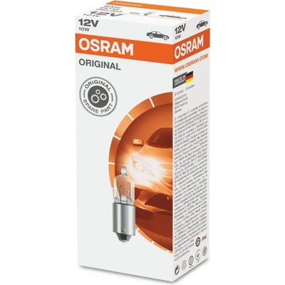 OSRAM ORIGINAL MINIWATT BA9S 10W 12V 10x (64113)