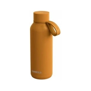 QUOKKA Solid With Strap - Stainless Steel Thermal Bottle 510 ml with Strap (Mustard)