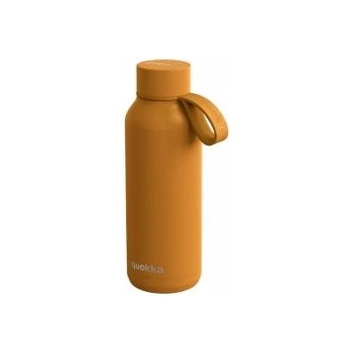 QUOKKA Solid With Strap - Stainless Steel Thermal Bottle 510 ml with Strap (Mustard)