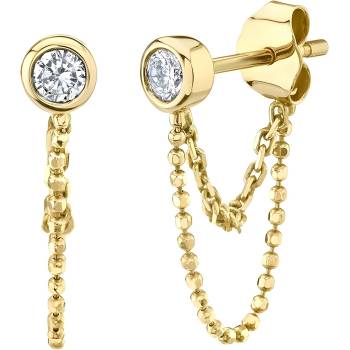 HARAHU Обеци iv-21638 - Златна kp21638 (iv-21638)