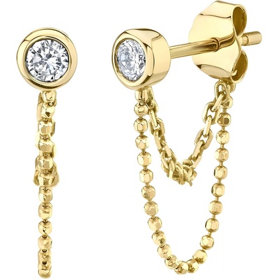 HARAHU Обеци iv-21638 - Златна kp21638 (iv-21638)