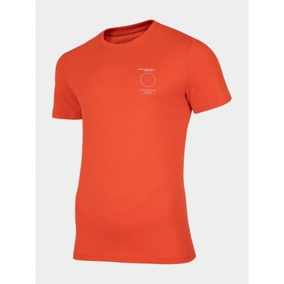 4F H4Z22-TSM010 pánske tričko orange neon