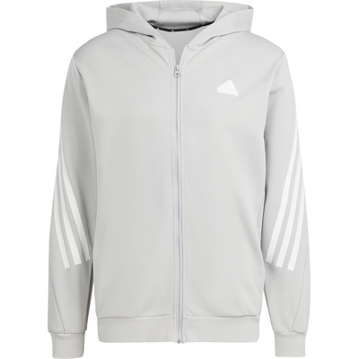 Adidas Мъжки суичър Adidas Future Icons 3-Stripes Full Zip Hoodie Mens - Grey Two