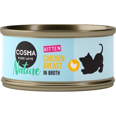 Cosma Nature Kitten s kuřecím masem 6 x 70 g