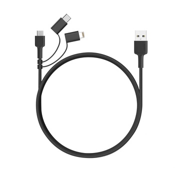 AUKEY Кабел за данни AUKEY, Impulse Series, 3-in-1 USB Cable (CB-BAL5) (CB-BAL5)