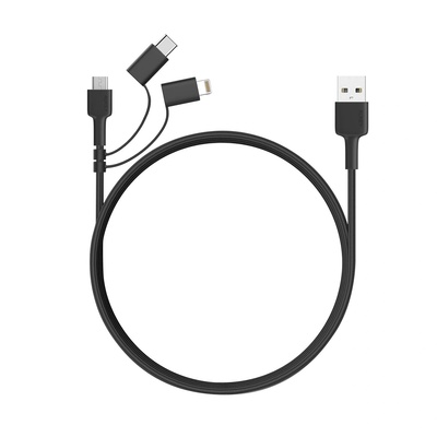 AUKEY Кабел за данни AUKEY, Impulse Series, 3-in-1 USB Cable (CB-BAL5)