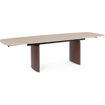 Bizzotto Mailis alu waln/trav. table 180/260x90 (0731296)