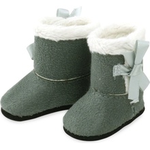 Petitcollin Zimné topánky sivobiele 34 cm