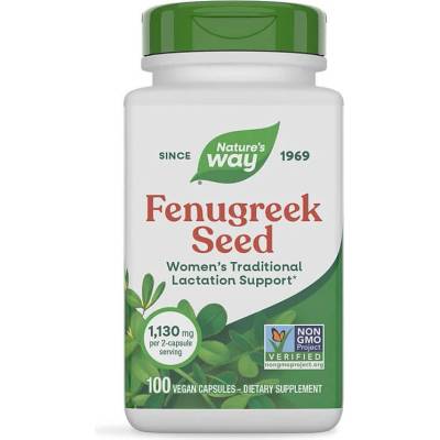 Nature's Way Fenugreek Seed, 610 mg, 100 капсули, Nature’s Way (12800)