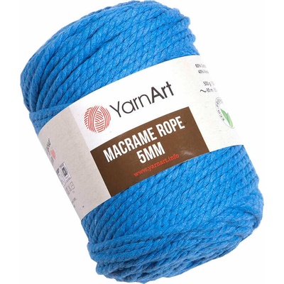 YARNART Macrame Rope 5 mm 5 mm 85 m 786 Dark Blue юта (Macrame Rope 5 mm 786)