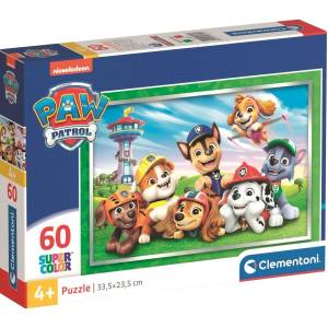 Clementoni Детски пъзел Clementoni от 60 части - Пес патрул (26071) - baby
