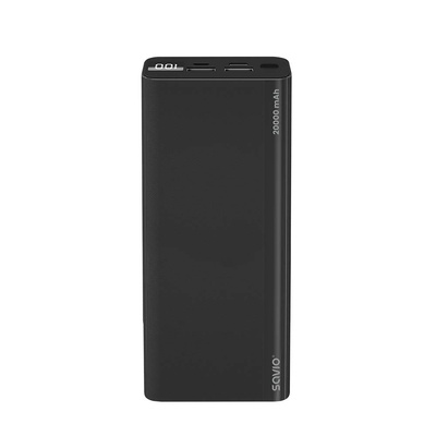 SAVIO BA-05 Power Bank 20000 mAh Черно (BA-05)