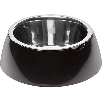 Ferplast Jolie M Nerra Ciotola - черна купа за храна или вода за кучета и котки 20 x 6, 7 см - 850 мл