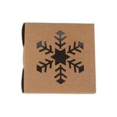 Dortisimo Vianočná krabička "vločka" 10 x 10 x 6,3 cm