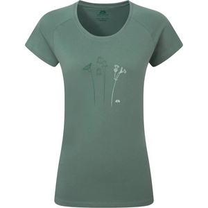 Mountain Equipment Дамска тениска Mountain Equipment Women's Mountain Flower Tee T-shirt - Sage - размер 40 (EU) (916-5950-0314)