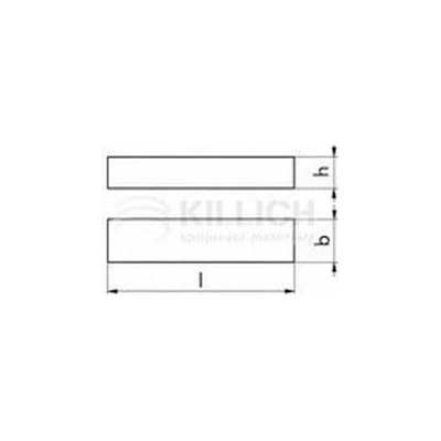 Killich pero 12x8x71 C45 +C tesné DIN 6885B [1 ks]