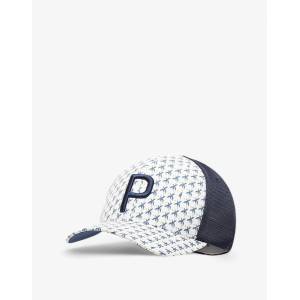 PUMA Palms Trucker P Snapback Cap White/Navy - dress4less