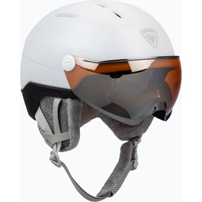 Rossignol Ски каска за жени Rossignol Fit Visor Impacts white/orange/silver