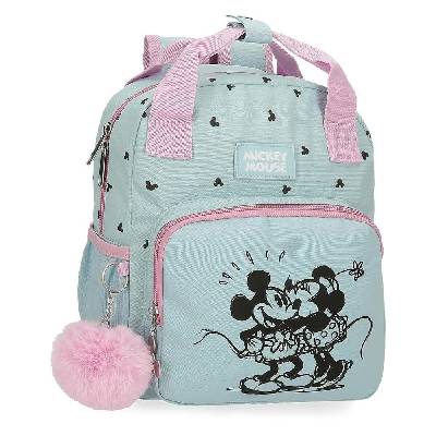 Юношеска раница Disney Mickey Y Minnie Kisses Junior Backpack - Blue (Blue)