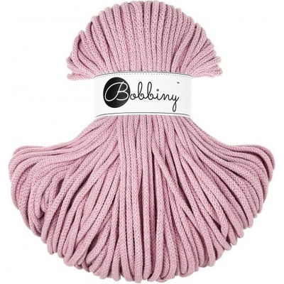 Bobbiny bavlněná šňůra PREMIUM 5mm Dusty Rose