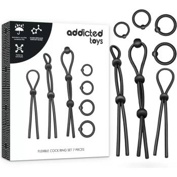 Image 1 of Комплект, силиконови пенис пръстени, 7 броя - Flexible Cock Ring Set (D-227641)