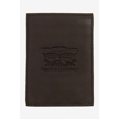 Levi's Kožená peňaženka Logo Wallet 77173-0371 hnedá