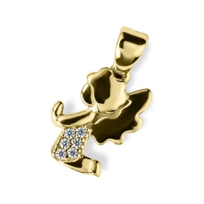 Couple Přívěsek Miriam, kombinované zlato se zirkony 1420949 5 0 1