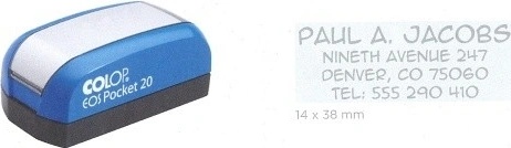Colop EOS Pocket Stamp 20
