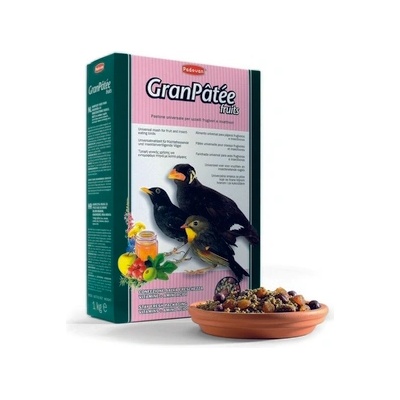 Padovan GranPatee - Fruits - Пълноценна храна за насекомоядни птици с плодове 1кг