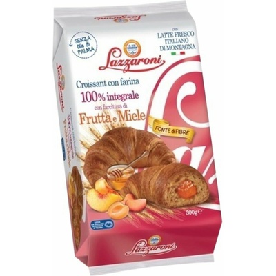 Lazzaroni croissanty plnené medom,marhuľou a broskyňou 300 g