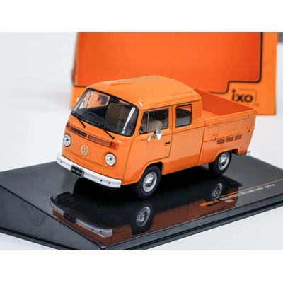 IXO Volkswagen T2B Double Cabin Pick Up 1982 Oranžová 1:43