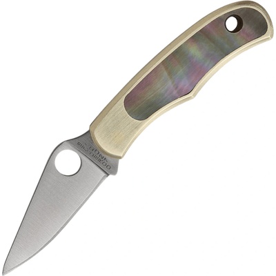 Spyderco Bug Nickel Silver Abalone C133AP