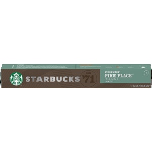 Starbucks Кафе капсули Starbucks Pike Place Roast за Nespresso Original, 10 бр