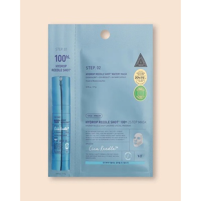 VT Cosmetics Hydrop Reedle Shot 100 2Step Mask Hydrogelová pleťová maska so spikulami 1.5 g 27 g 1 ks