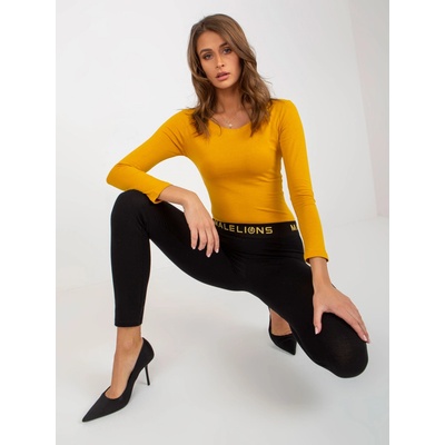 Relevance Dámske legíny s elastickým pásom ENA čierne RV-LG-8446.90P_392896