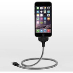 Fuse Chicken Стоманен Lightning кабел и док станция за iPhone, iPad, iPod с Lightning - Fuse Chicken Bobine